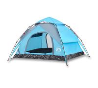 (Blue, 230 x 200 x 148 cm) vidaXL Camping Tent Dome Tent Lightweight Tent Blackout Fabric Quick Release