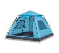(Blue, 235 x 235 x 155 cm) vidaXL Camping Tent Dome 5-Person Lightweight Tent Dome Tent Quick Release