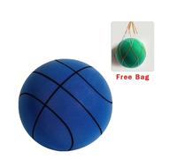 (Blue, 24cm) The Handleshh Silent Basketball - Premium Material, Silent Foam Ball, Unique Design, Training And Playing Helper