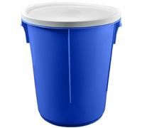 Blue 25 Litre Storage Bucket with lid Nappy Bucket Storage Container Bucket bin. Made in UK