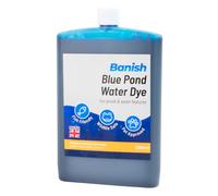 (Blue, 250ml) Pisces Banish Pond Dye Water Colour Blue Black Grey Algae Control Stop Blanketweed for Features Greenwater Treatment Fish Safe Natural Garden