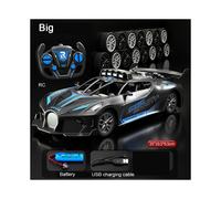 (Blue 25cm) 1:18/1:20 Remote Control Racing Car 2.4G High Speed Drift Vehicle Replaceable Tires Boys Game Supercar