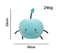 (Blue) 25cm Stardew Valley Junimo Plush Toys Soft Stuffed Dolls Kids Gift