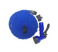 (Blue, 25FT) 150FT Heavy Duty Expandable Garden & Carwash Magic Hose Pipe Spray Gun