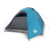 (blue, 264 x 210 x 125 cm) vidaXL Camping Tent 4 Persons Portable Outdoor Hiking Dome Tent Waterproof