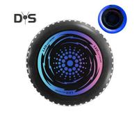 (blue, 27cm) Kids Soft Flying Disc Toy Light-up Throwing Disc Game Outdoor Garden Lawn Led Flying Saucer Parent-child Family Game Boys Girls Gift