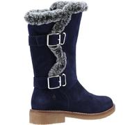 Hush Puppies Megan Ladies Mid Women's Boots in Navy - UK 3 / EU 36 / US 5