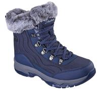 (Blue, 3 (Adults')) Skechers Trego Stormie Women's Navy Winter Ankle Boots