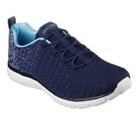 Skechers Women's Virtue Sneaker - Navy/Blue - UK 3 / EU 36 / US 6