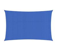 vidaXL Sunshade Sail Rectangular HDPE 160 g/m² Blue 3x6 m