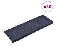 (blue, 30 pcs) vidaXL Stair Mats Carpet Stair Treads Decor Stair Step Protector Needle Punch