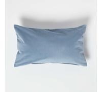 (Blue, 30 x 50 cm) Velvet Cushion