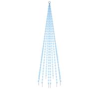 (blue, 300 x 100 cm) vidaXL Christmas Tree on Flagpole Warm White 108 LEDs 180 cm Lighted Tree