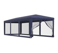 (Blue, 300 x 898 x 258 cm (L x W x H)) vidaXL Party Tent with Mesh Sidewalls Canopy Gazebo Multi Colours Multi Sizes