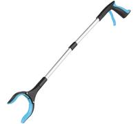 (Blue) 31" Folding Litter Picker Reacher Grabber Stick