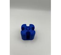 Blue 3D printed 3mL Cartridge Holder with Purge Tower, Cartridges Purge and Fill Station, Only Use for 3mL Injection Pen