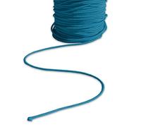 Blue 3mm Elastic Cord Round Stretchy Thread Hat Elastic Cord Thin Elastic Beading String For Masks Hats Jewellery Crafts Hair Accessories Threading Tags (Blue - 3mm - 20 Meters)