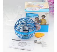 (Blue) 3Pcs Flynova Pro Flying Ball Boomerang Spinner Flyorb Fly Orb Magic Ball Drone Toys