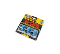 (Blue) 3x Karakal X-DRI Overwrap Super Soft Ultra Thin Racket Grip