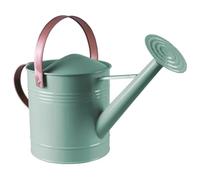 Blue 4.5L Metal Watering Can with Detachable Sprinkler Nozzle & Pink Handle - Colourful Indoor Outdoor Home Garden Water Bucket Tool for Plants, Houseplant, Flowers, Lawn - H30 x W20 x D43cm
