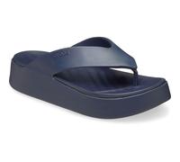 (Blue, 4 (Adults')) Crocs Getaway Platform Thermoplastic Women's Navy Sandals