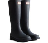 (Blue, 4 (Adults')) Hunter Downpour Tall Boot Rubber Women's Hunter Navy Wellington Boots