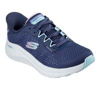 (Blue, 4 (Adults')) Skechers Arch Fit 2.0 Fresh Pace Textile Women's Navy/Multi Trainers