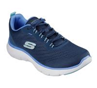 (Blue, 4 (Adults')) Skechers Flex Appeal 5.0 Textile Women's Navy/Blue Trainers