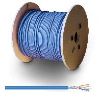 Blue 4 Core High Quality Screened Flexible DMX Cable 100m Reel Lighting Signal