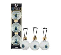 Blue 42 Vodka Festive Hanging Miniature Set, 3 x 5 cl