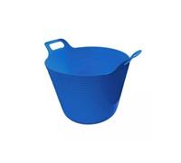 Blue 42L Flexi Tub Durable Flexible Storage Bucket For Animal Feed, Construction & Garden Use