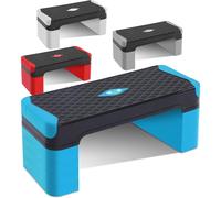 (Blue, 5 Level) Aerobic Stepper Fitness Excercise Step for Home