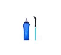 (Blue, 500ml) Foldable Silicone Soft Flask Water Bottle Traveling Running Kettle Hydration Pack Bag Sports Bottles