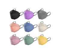 (Blue, 50pcs) 10/30/50 Pieces Ffp2 Kn95 Face Shield Protective Mask 4 Layer Protective Mask Individually Packed Dust Pollution Mask