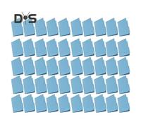(blue, 50pcs) 5/10/20/50Pcs Mini Book Review Folder Expanding Organizer Collection Book with 100 Pockets Organizer File Folder