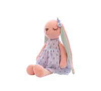 (Blue, 55CM) Long Eared Adorable Bunny Plush Toy Cute Rabbit Stuffed Gift Animal Perfect
