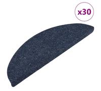 (blue, 56 x 17 x 3 cm/ 30 pcs) vidaXL Self-adhesive Stair Mats Carpet Stair Treads Stair Step Protector Rug