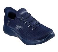 (Blue, 6 (Adults')) Skechers Summits Classy Night Textile Women's Dark Navy Trainers