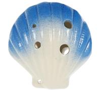 Blue 6-hole Ceramic Shell Ocarina Cartoon Musical Instrument
