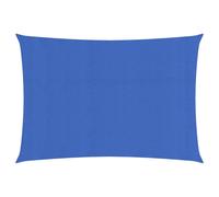 (blue, 6 x 8 m) vidaXL Sunshade Sail Canopy Screen Balcony Awning Canopy HDPE Rectangular