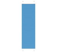 vidaXL Pleated Blind Blue 60x200 cm Fabric Width 59.4 cm Polyester