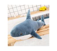 (Blue, 60cm) 154560cm Plush Shark Pillow Sleep Reading Cushion Soft Animal Doll Gift Kids