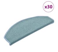 (blue, 65 x 24 x 4 cm/ 30 pcs) vidaXL Carpet Stair Treads Dark Green Stair Step Rug Protection Home Decor