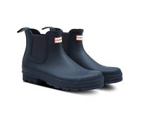 (Blue, 7 (Adults')) Hunter Original Chelsea Rubber Men's Navy Wellington Boots