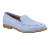 (Blue, 7 (Adults')) Hush Puppies Natasha Leather Women's Blue Loafers