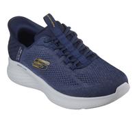 (Blue, 7 (Adults')) Skechers Skech-Lite Pro Primebase Textile Men's Navy/Yellow Trainers
