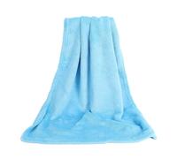 (Blue, 70x100cm) Coral Fleece Blankets Super Soft Shaggy Universal Solid-color Fleece Blankets For Sofa