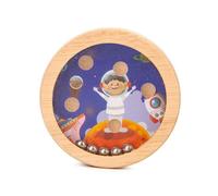 (blue, 8*8*1.5cm) Toddler Toy Car Balanced Bead on The Bead Maze Wood Toys Children's Educational Focus on Training Intelligence Development Toys4 Counting Frame