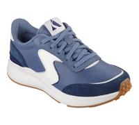 (Blue, 8 (Adults')) Skechers BLVD Retro Runner Leather Women's Navy Trainers