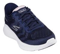 (Blue, 8 (Adults')) Skechers Go Walk Now Khloe Textile Women's Navy/White Trainers